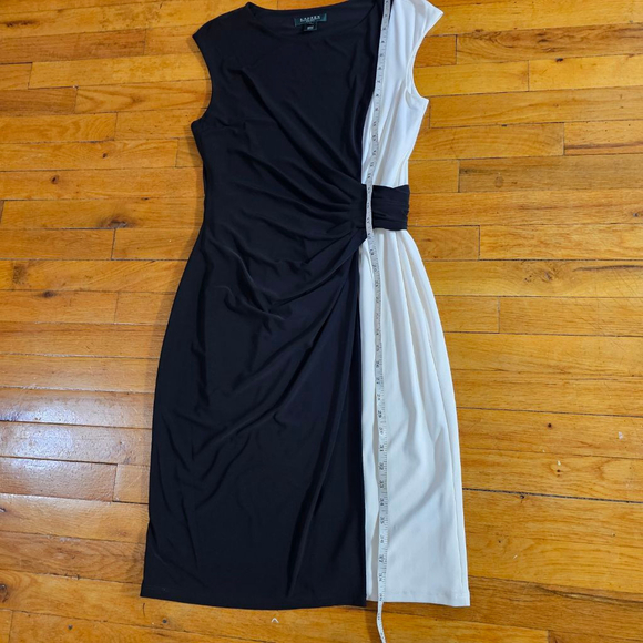 Lauren Ralph Lauren Women's Dress Size 10 Black and White - Picture 5 of 7